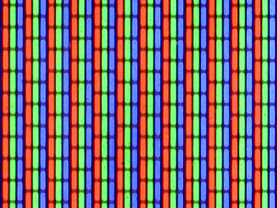 RGB pixel closeup